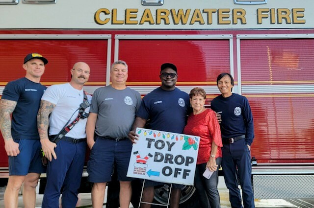 firefighters from station 47 with ola