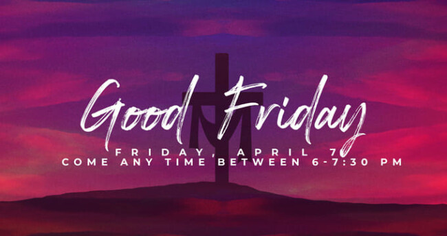 Good Friday Service on April 7