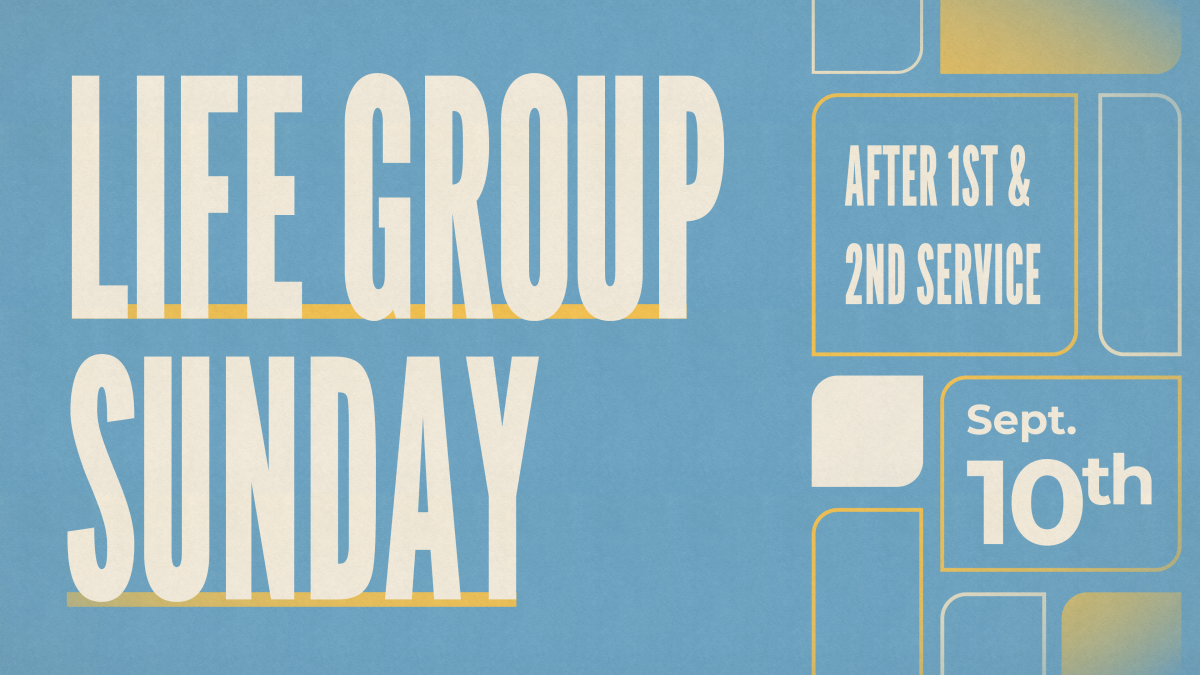 Life Group Sunday