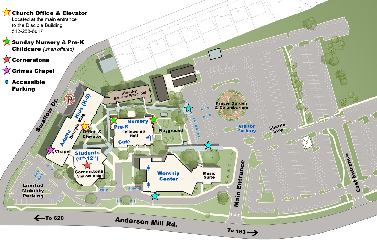 Campus & Parking Map