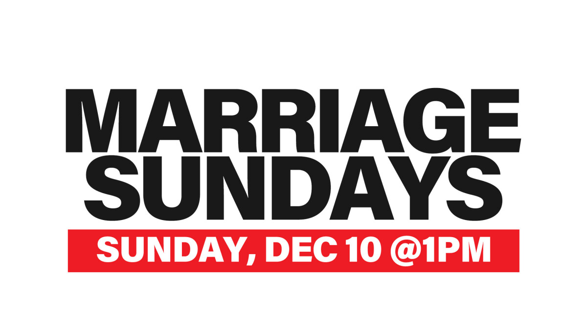 Marriage Sundays