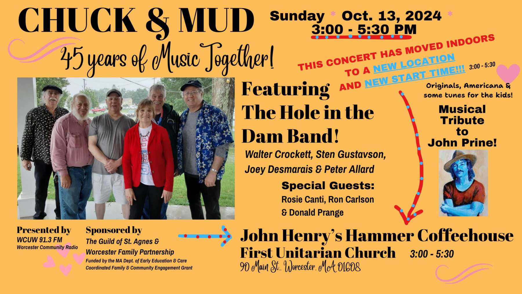 Chuck and Mud 45 years Celebration Concert