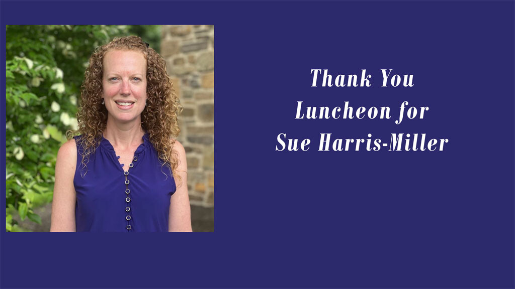 Thank You Luncheon for Sue Harris-Miller