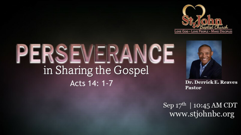 Perseverence in Spreading the Gospel