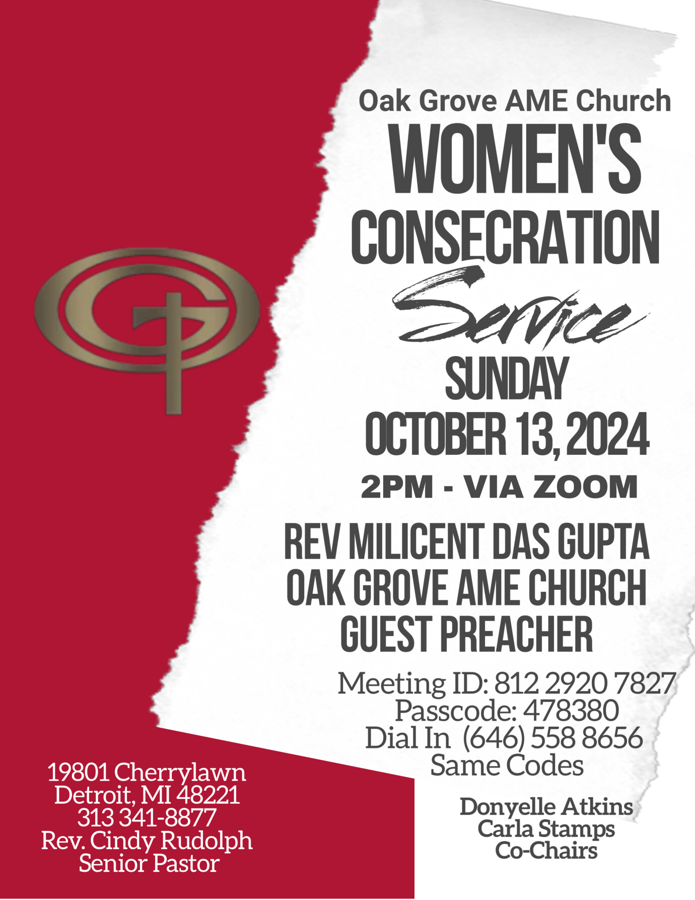 Women's Consecration Worship Service - Via Zoom