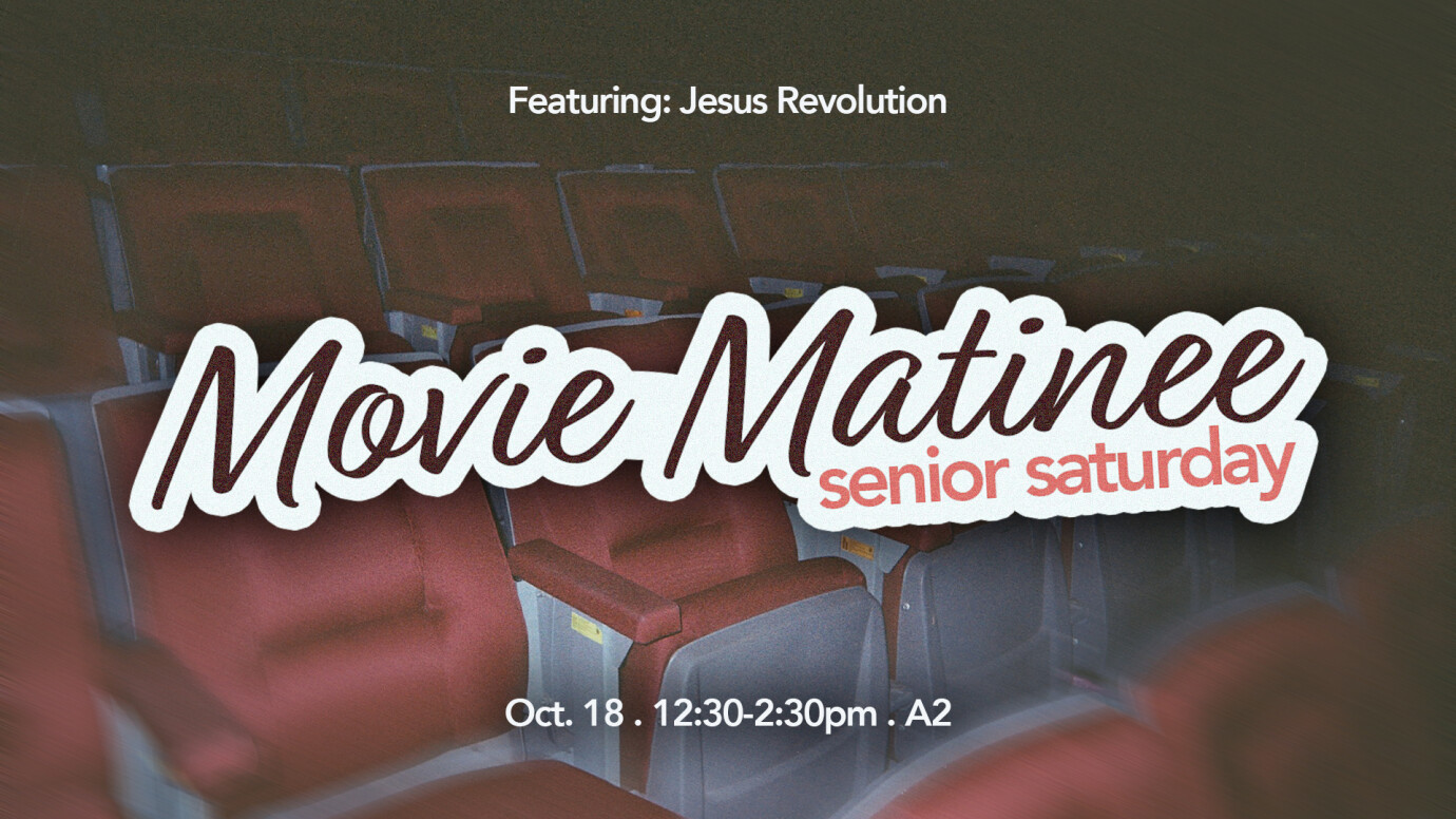 Seniors Saturday Movie Matinee