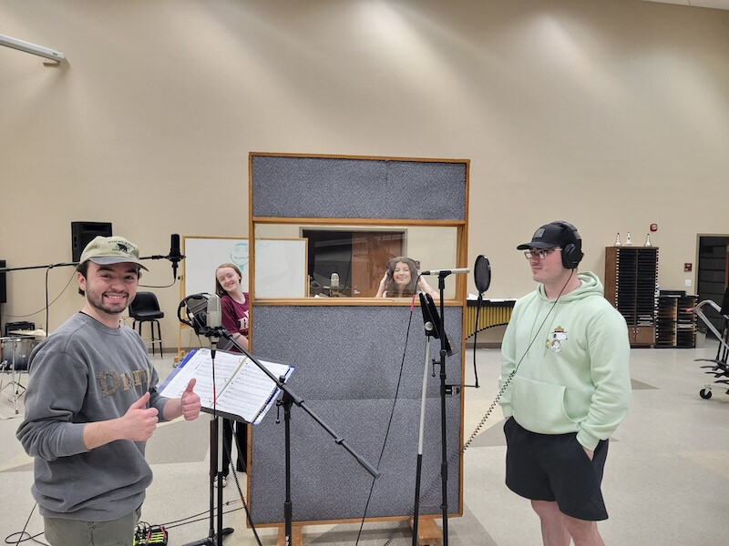 University Singers Collaborate With Tanner Lambert