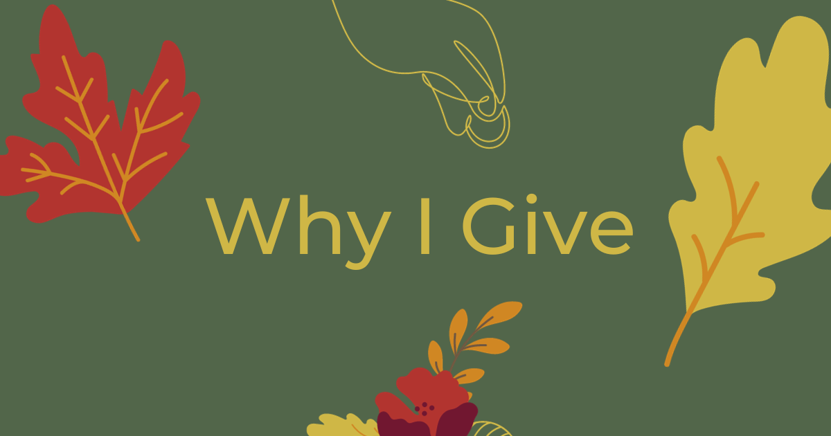 Why I Give Faithful Giving Stories Articles Highland Baptist Church
