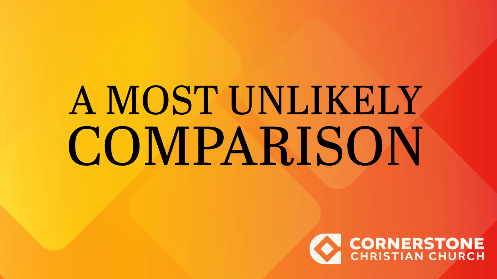 A Most Unlikely Comparison