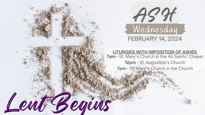Imposition of Ashes & Holy Eucharist