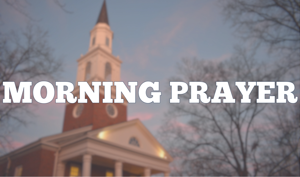 Morning Prayer at SPEC