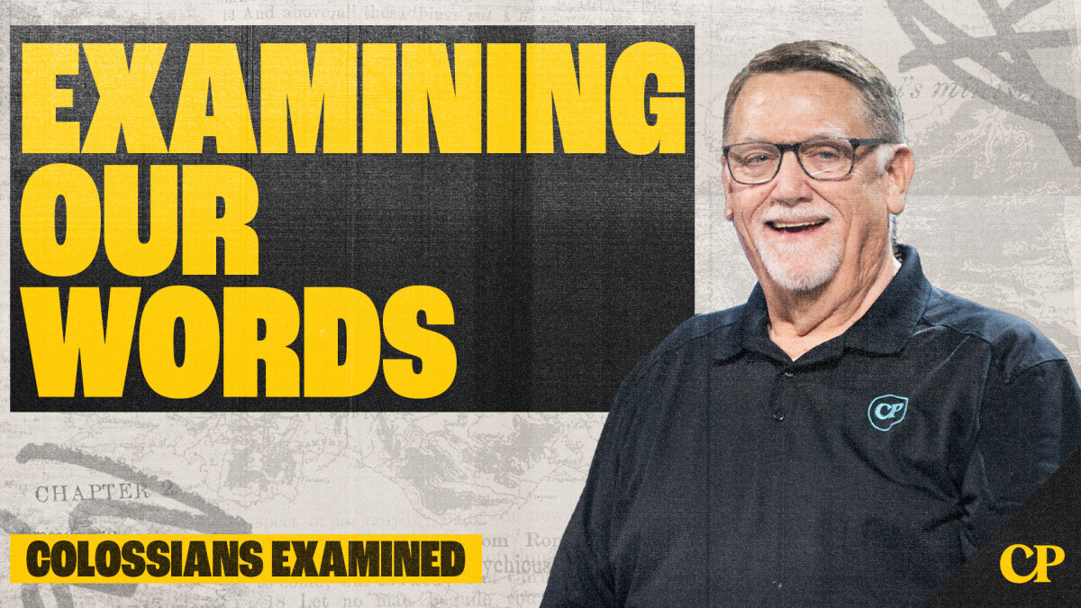 Examining Our Words | Steve Reeves