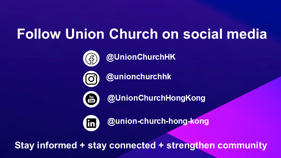 Social media at Union Church 