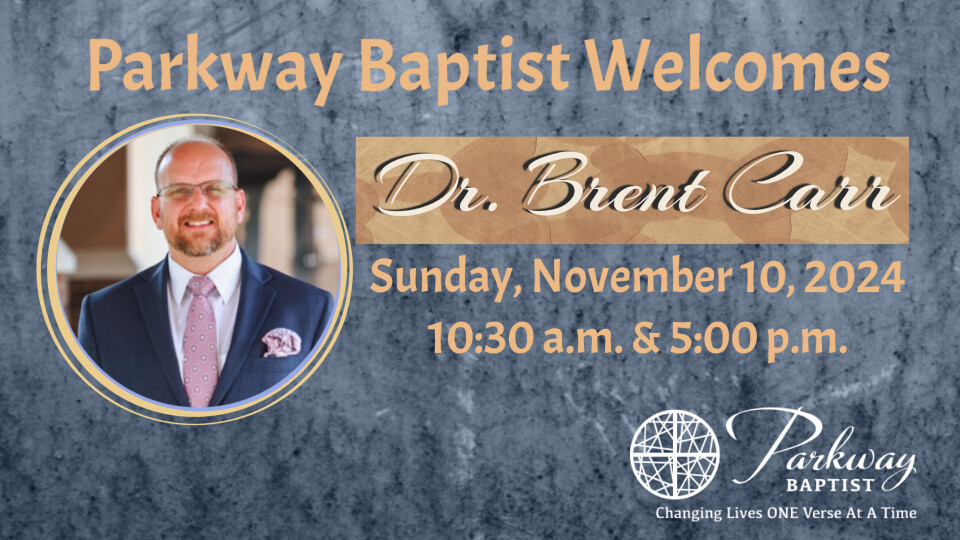 Special Guest Speaker: Dr. Brent Carr 