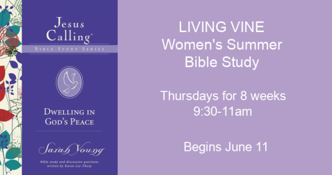 9:30am Living Vine Summer Bible Study