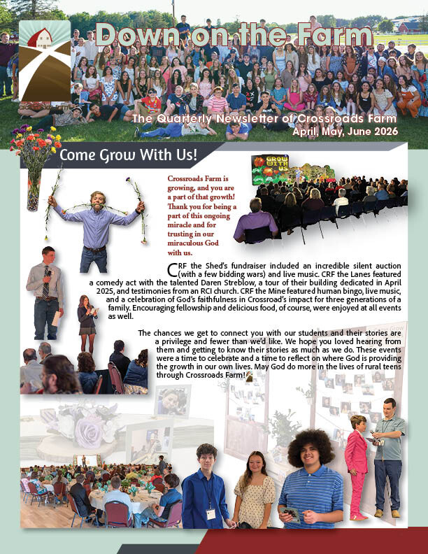 Down On The Farm: The Quarterly Newsletter of Crossroads Farm (v.107)
