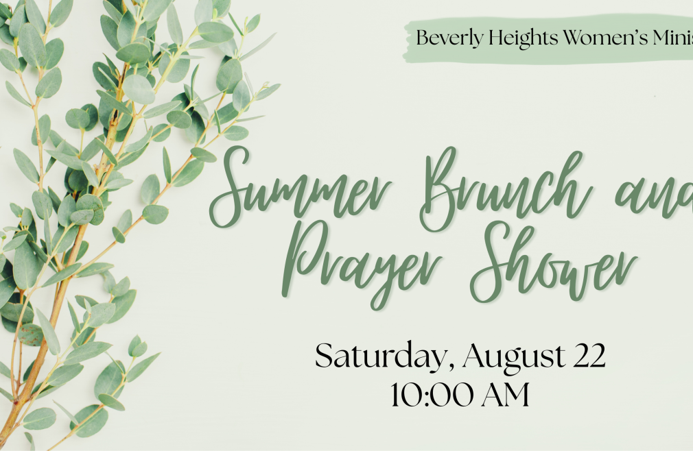 Ladies' Brunch and Prayer Shower 