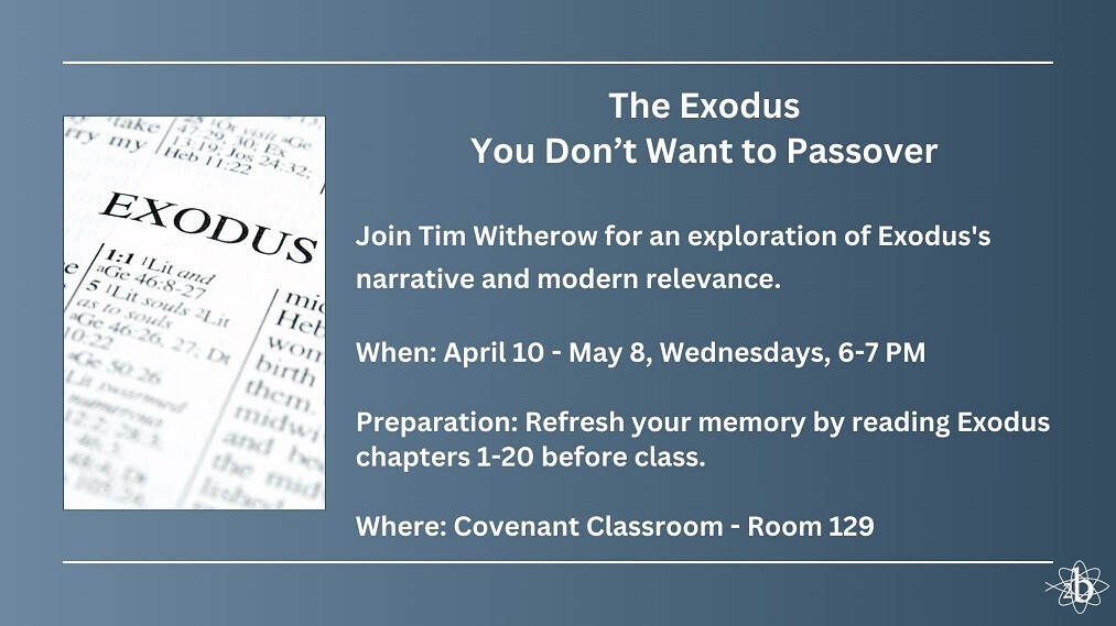 The Exodus You Don't Want to Passover