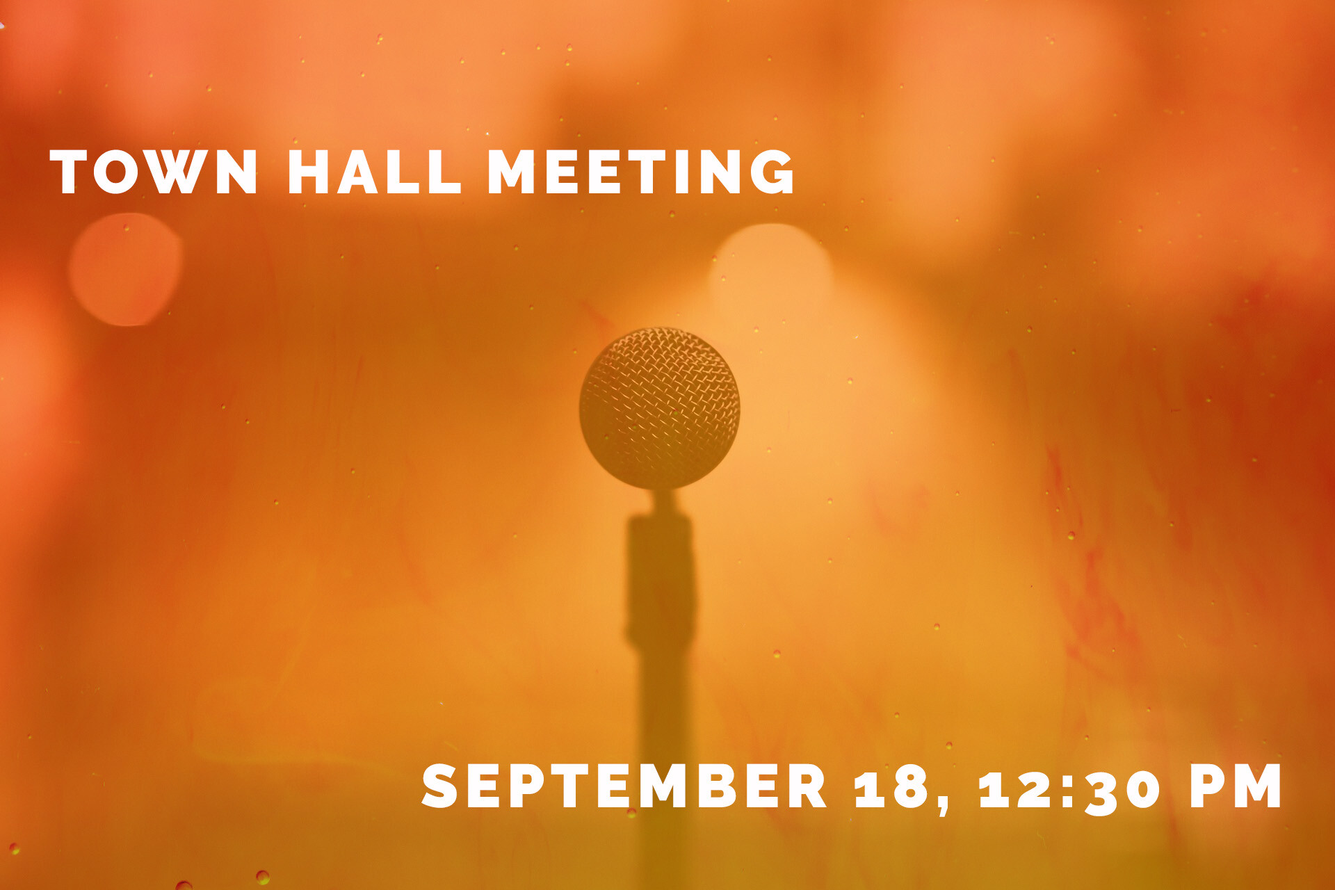 September Town Hall Meeting