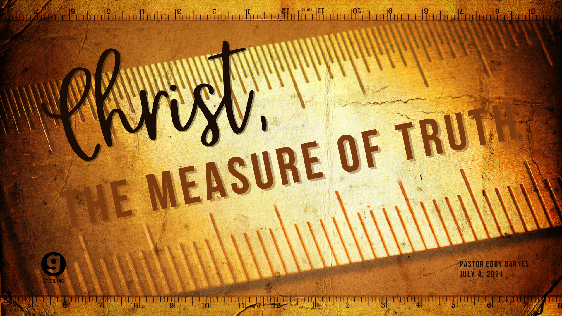 Christ, The Measure Of Truth episode artwork