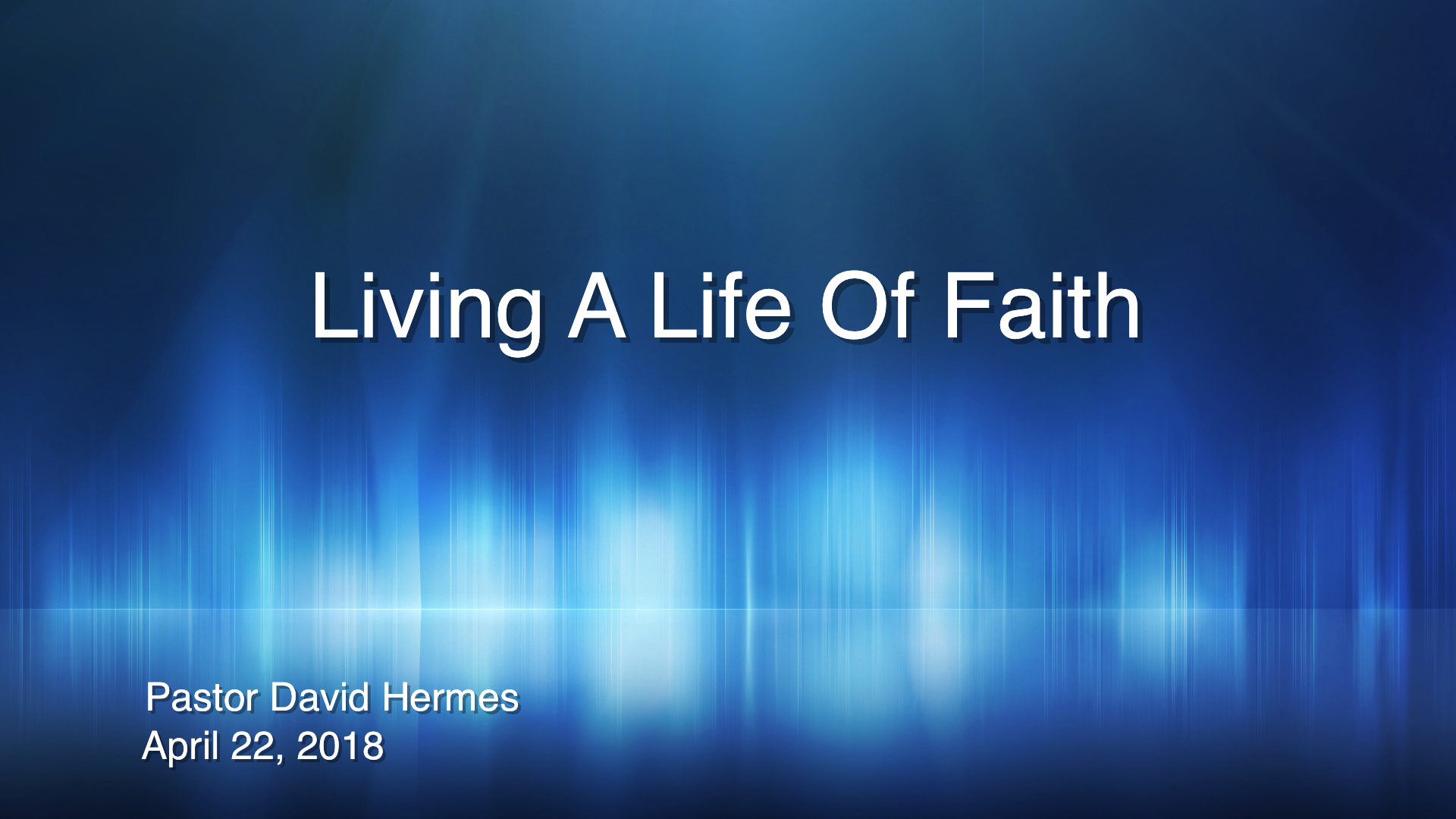 Living a Life of Faith episode artwork