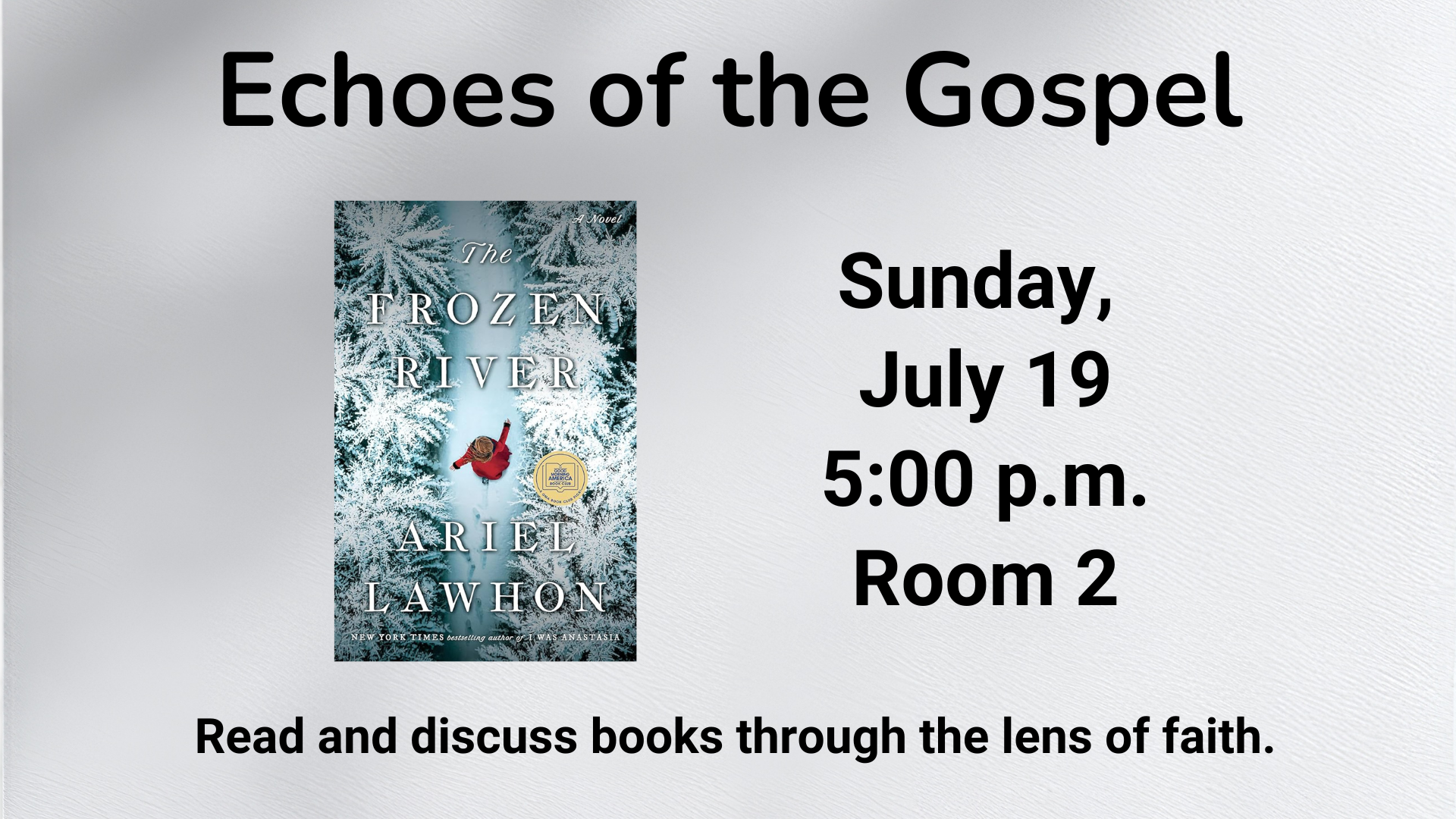 Image for Echoes of the Gospel Book Group