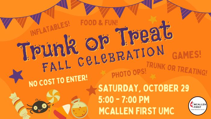 Trunk or Treat Fall Celebration | McAllen First UMC