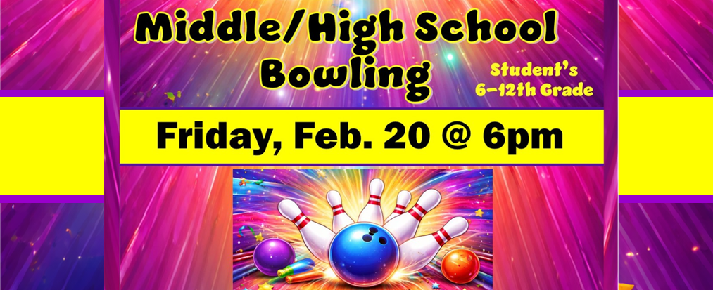 Student's - Yulee Bowling and Amusement 2-20-26 Web Banner