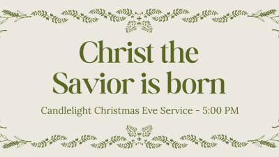 Christmas Eve at Grace Baptist