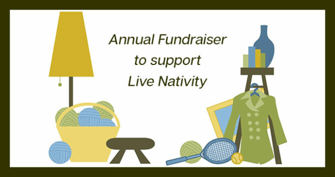 Live Nativity Garage Sale Fundraiser