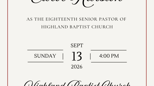 You Are Invited!