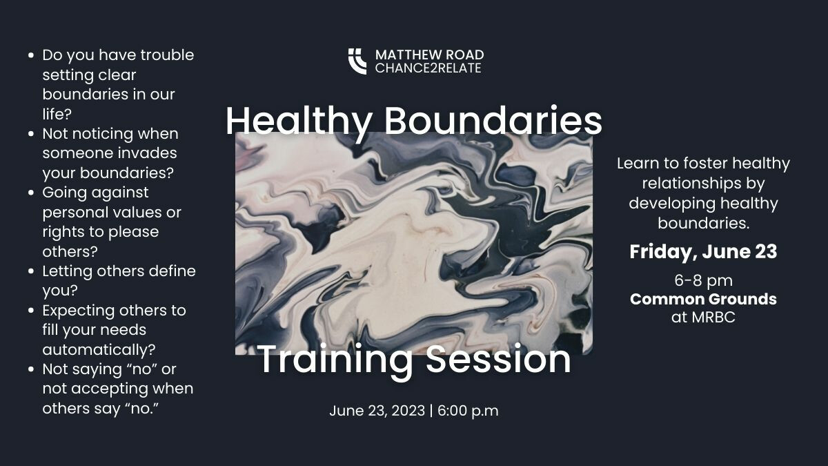 C2R Training Session - Setting Healthy Boundaries