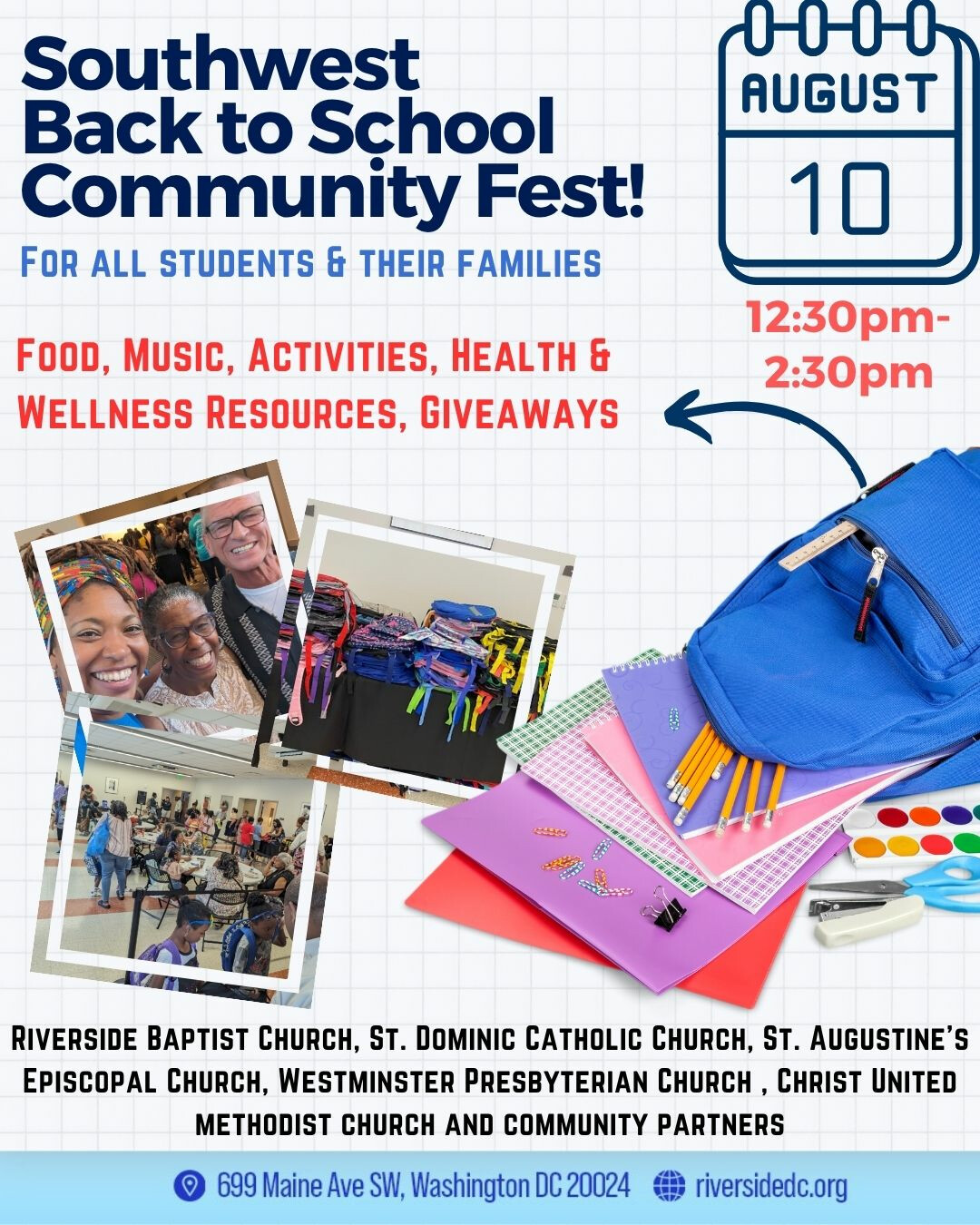 Southwest DC Back to School Community Fest