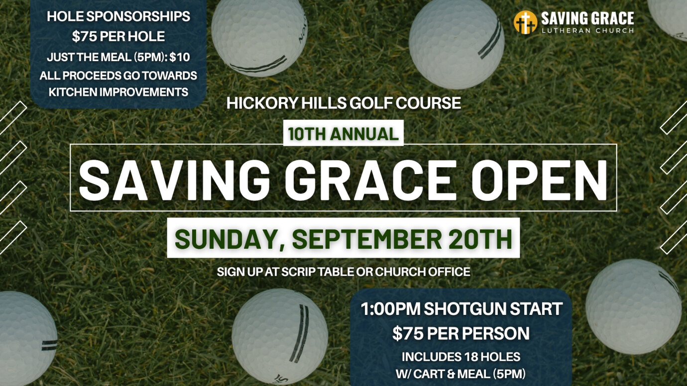 1pm Saving Grace Golf Open