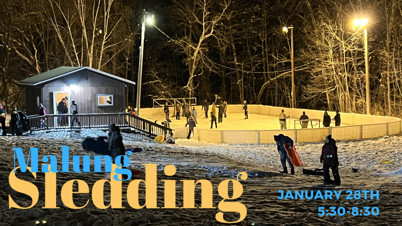 Youth Group Sledding At Malung