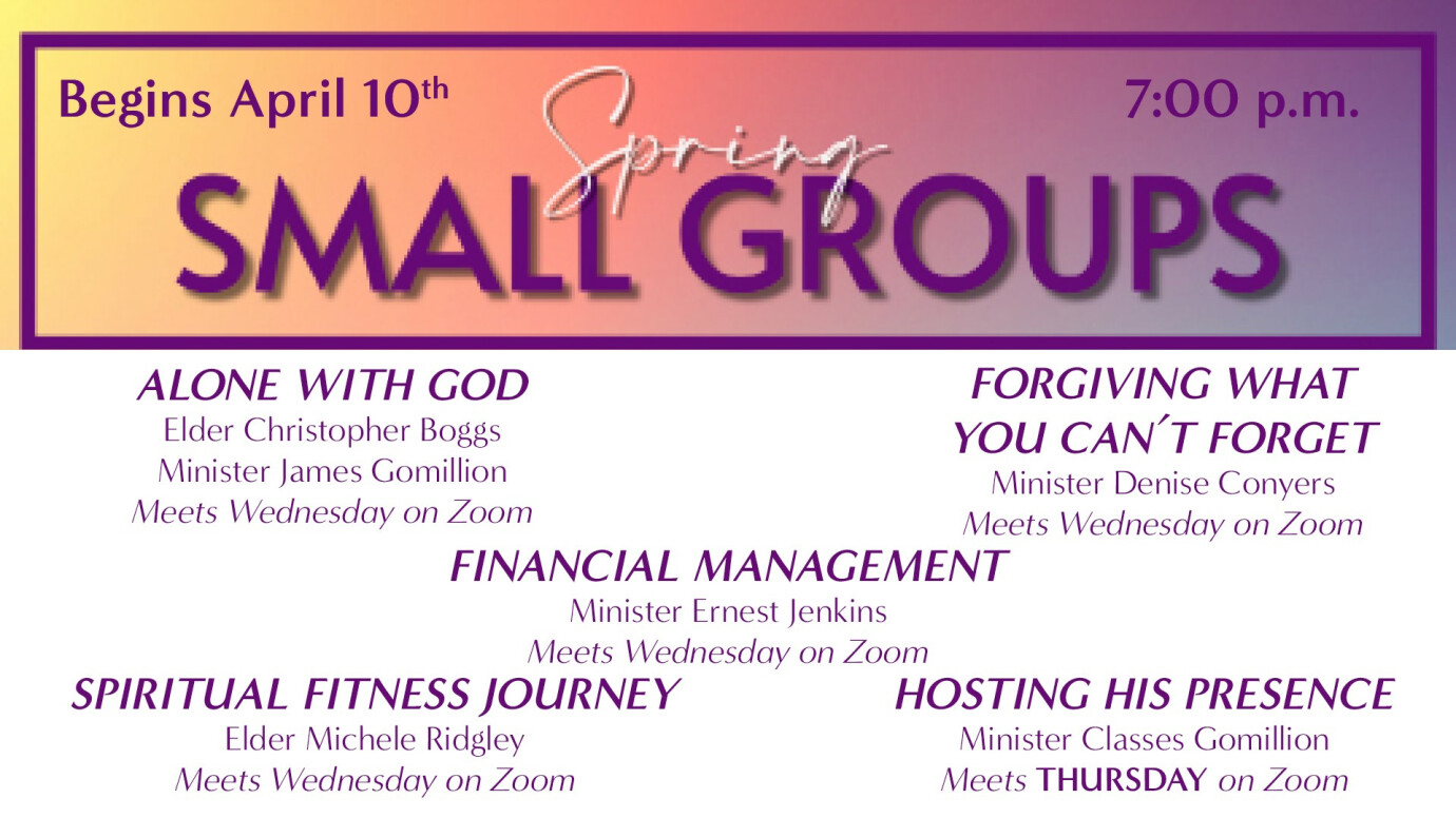 Spring Semesters - Small Groups