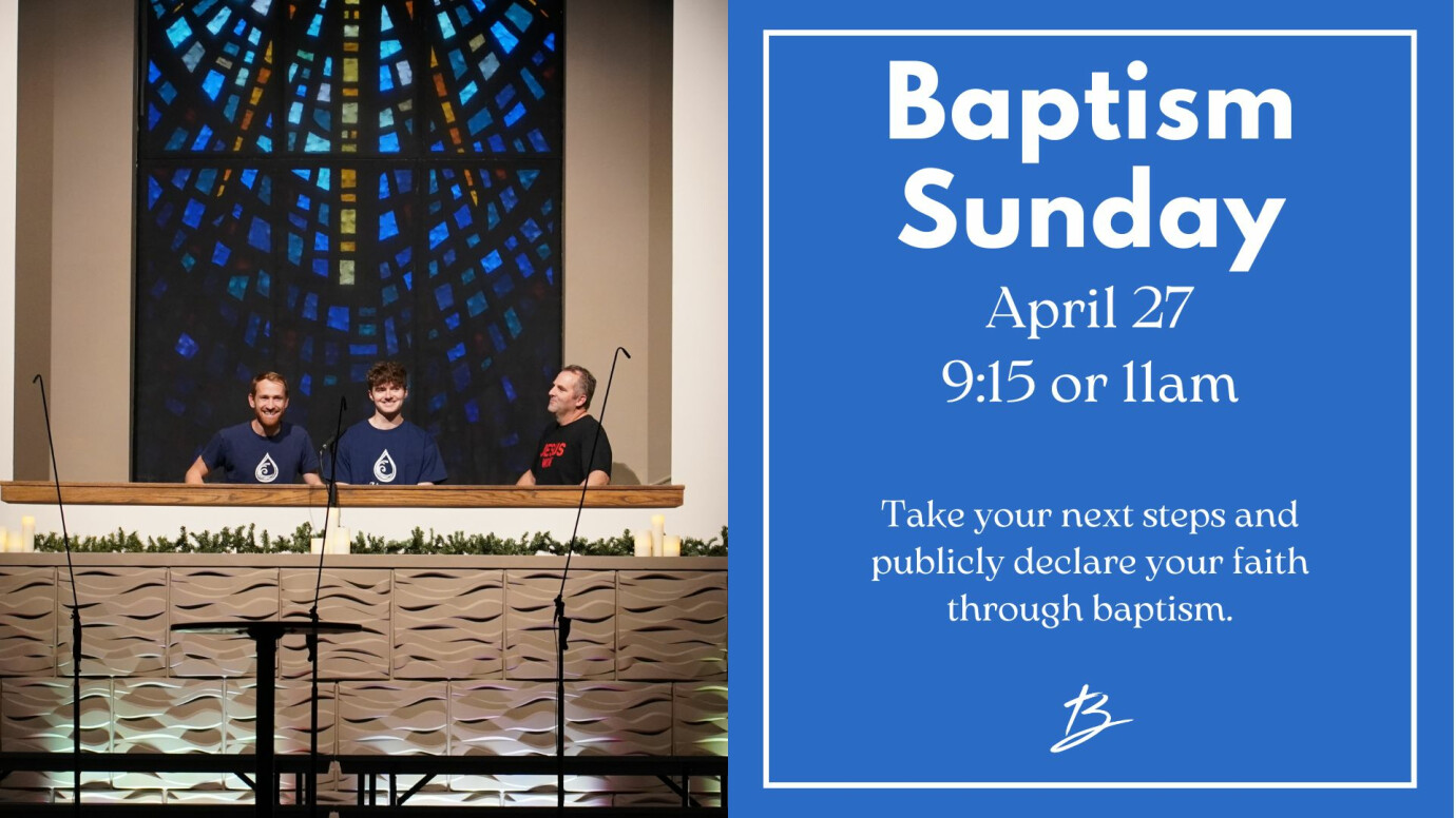 Baptism Sunday