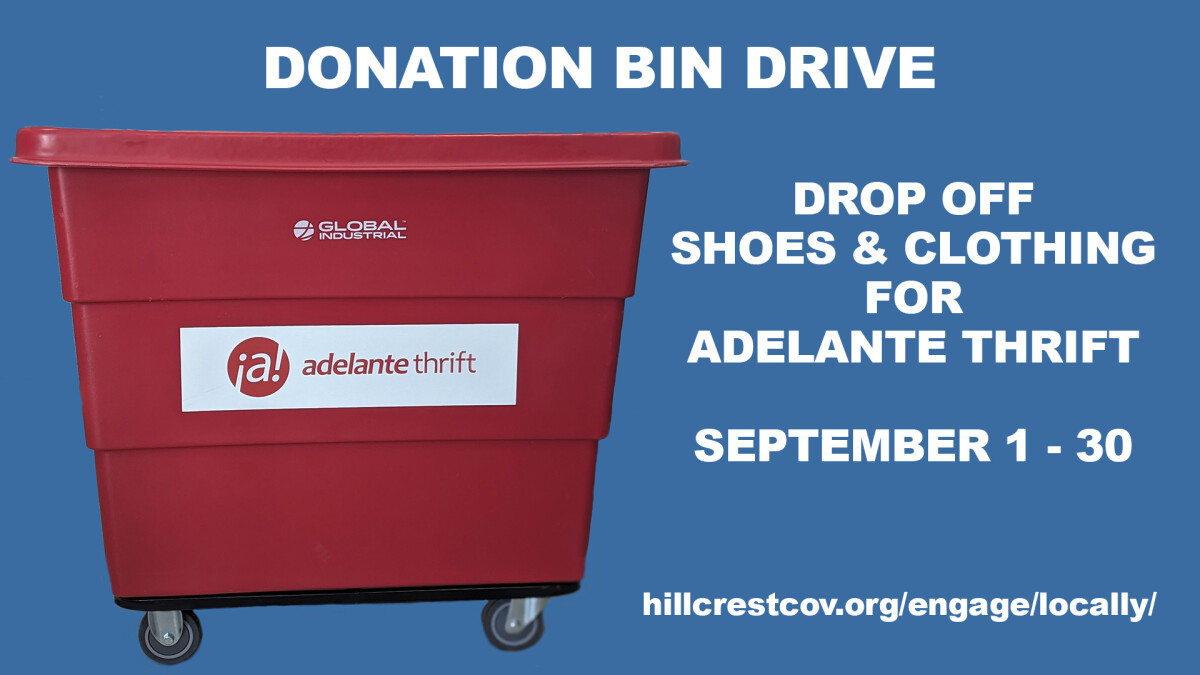Donation Bin Drive-September
