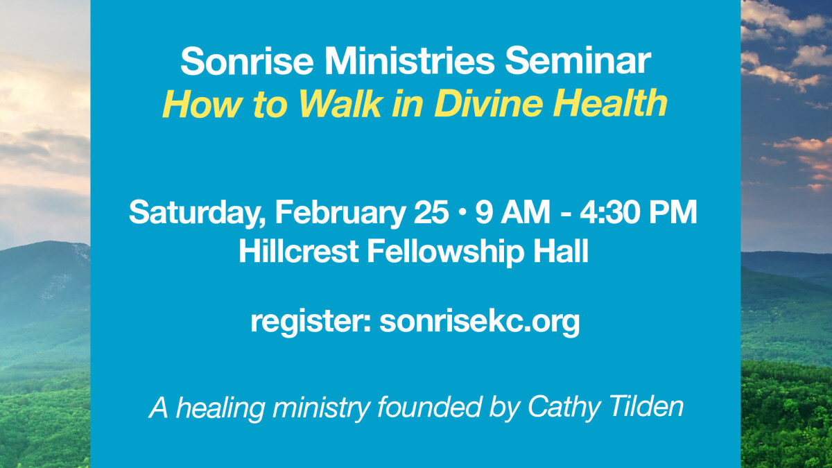 How to Walk in Divine Health Seminar