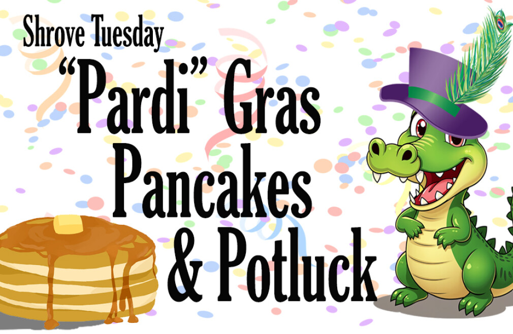 Mardi Gras/Pardi Gras Pancakes & Potluck