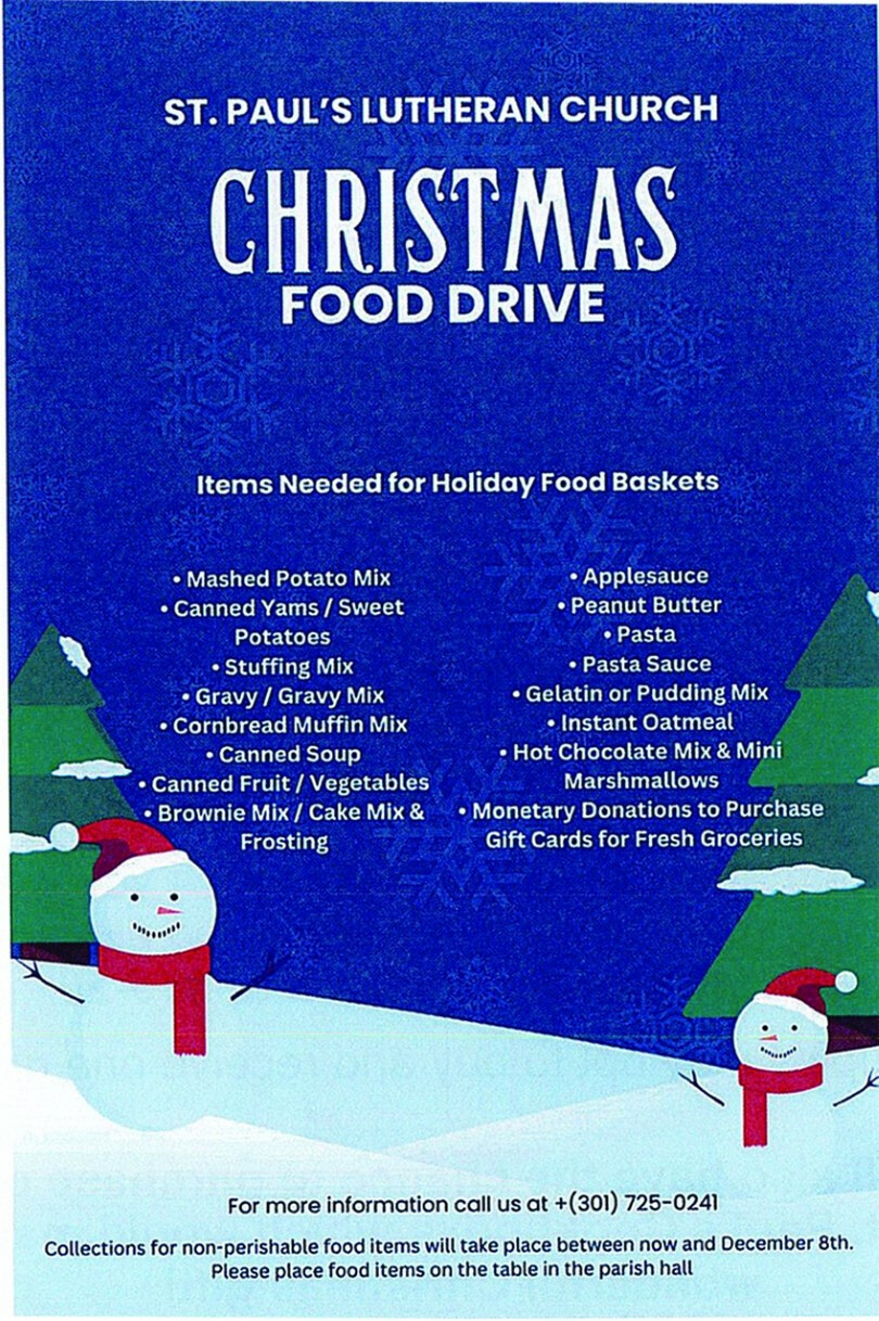 Food Drive Flyer