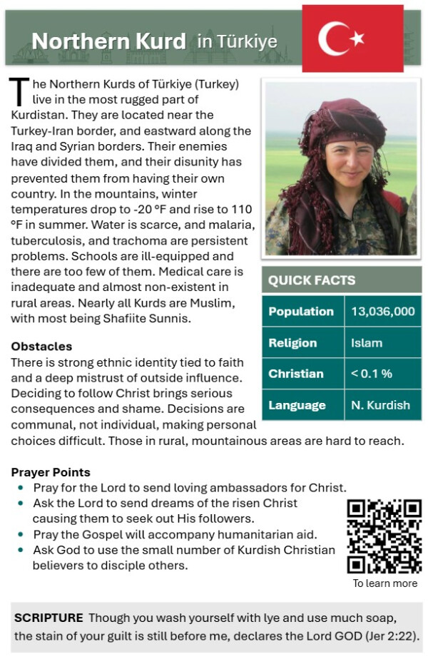 Northern Kurd in Turkiye