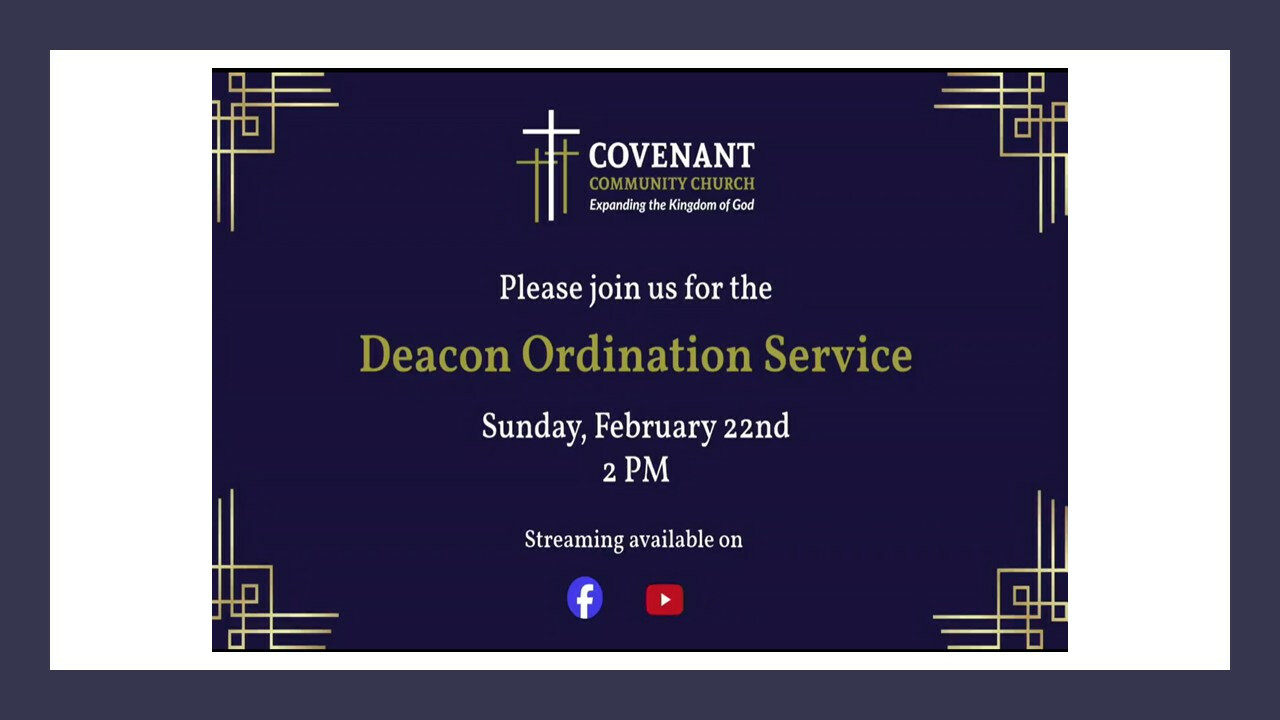 Deacon Ordination Service