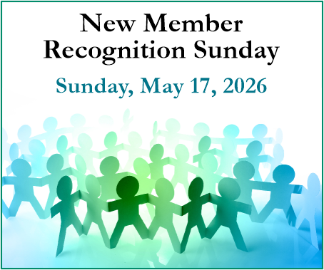 New Member Recognition Sunday