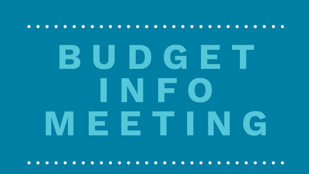 Budget Info Meeting 