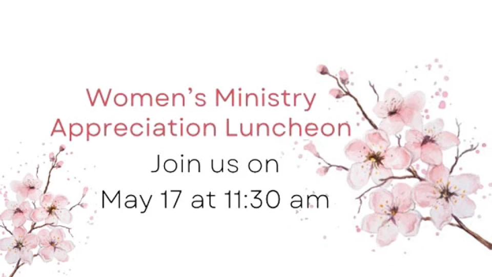 Women's Ministry Appreciation Luncheon 