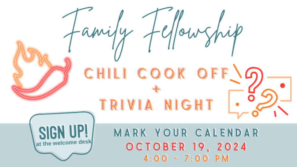 Fall Family Trivia Night and Chili Cook-Off