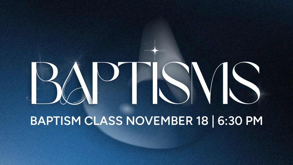 Baptism Class