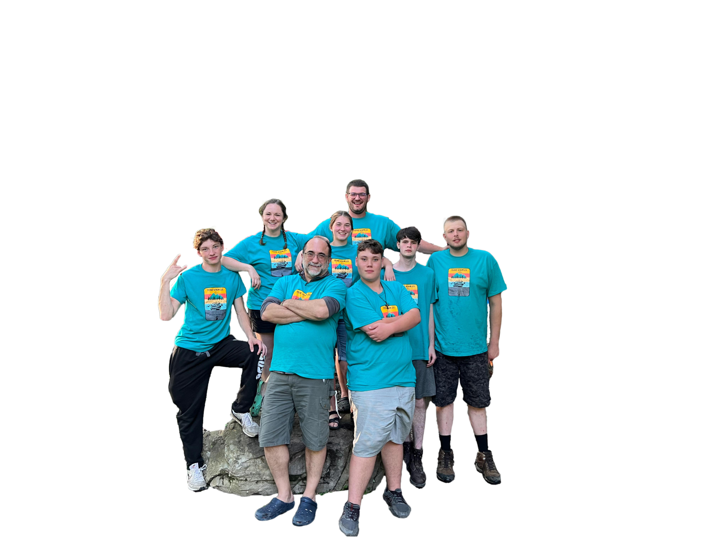 The Mine group photo
