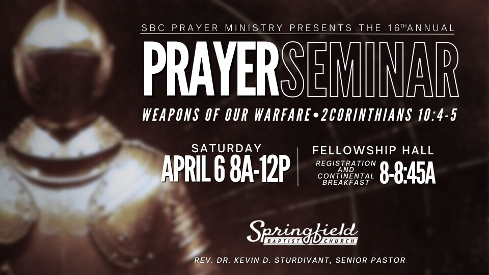 16th Annual Prayer Seminar